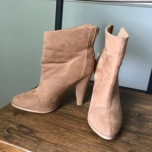 Tan Ankle Boots w/ Heel
